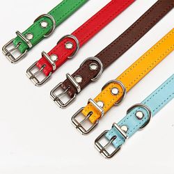 Adjustable Cat Collar for Safety | Solid Puppy Collar