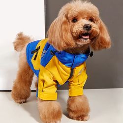 Waterproof Hooded Pet Jacket: Stylish Winter Coat for Dogs & Cats