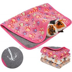 plush pet bed mat: soft sleep pad for hamsters, guinea pigs, rabbits
