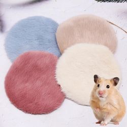 cozy fleece animal cage mat: hamster/guinea pig winter bed