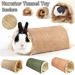 hideaway toy grass tunnel: rabbit, guinea pig, chinchilla, ferre