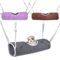Cozy Hammock Hideaway: Tube Swing for Small Pets