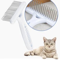 pet dog brush: shedding removal for short & long hair, smooth grooming