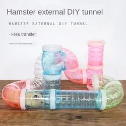 Transparent Hamster Tunnel Toy: Fun Pet Sports Training Pipeline