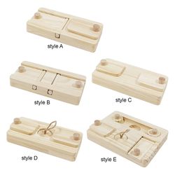 Wooden Enrichment Toys: Foraging, Chew & Feeding for Rat, Bunny, Hamster