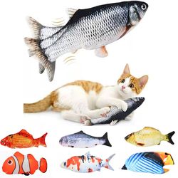 interactive electric floppy fish cat toy: realistic usb charger pet supply for cats and dogs
