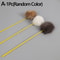 nNqmRandomColorTeaseCatStickFauxRabbitFurPompomPlushPetInteractiveStickCatPlayingTrai