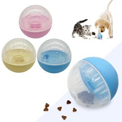 adjustable slow feeder toy: interactive pet leakage food balls for dogs & cats - anti-choke treat dispenser for iq train