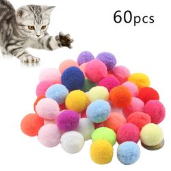 vibrant plush cat toys: molar-resistant, interactive balls for fun play | pet products for dropshipping