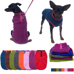 soft fleece vest for small to medium dogs: cozy autumn-winter coat for chihuahua, french bulldog, and more