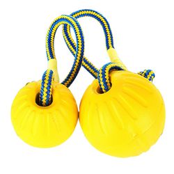 indestructible solid rubber ball: top dog toy for training and play
