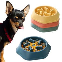 Slow Feeder Bowl for Small Dogs - Choke-proof & Non-slip - Pet Supplies