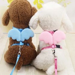 Cute Angel Wing Pet Harness for Small Dogs, Cats & Rabbits