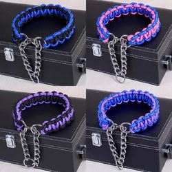 Premium Color Collar: Adjustable P Chain for Large Dogs