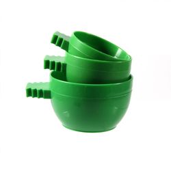 Mini Bird Parrot Feeder Bowl | Plastic Cage Sand Cup | Water & Food Holder