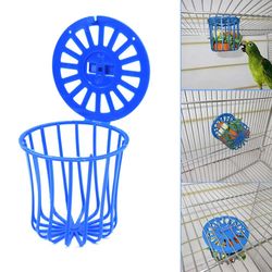 Versatile Cage Hanging Toys: Bird Feeder Basket for Parrots - Window Bird Feeder