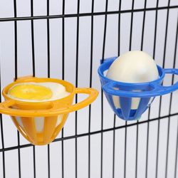 Parrot Feeder Cage: Fruit & Veg Holder, Hanging Basket & Toy