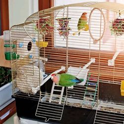 Bird Toys Parrot Accessories - Cage Hanging Christmas Pet Articles