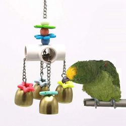Pet Bird Bells Toy: Sweet Sound for Parrot