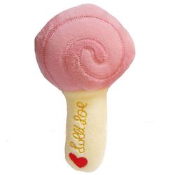2023 Cute Squid Small Dog Toy: Pink Plush Pet Rope Toy with Sound BB, Ideal for Puppy Chew & Squeak - Cat & Small Dog To