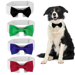 puppy bow tie collar | adjustable necktie for pets