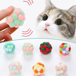 Interactive Cat Toy: Balls, Mouse, Plush Cage Teaser - Pet Supplies