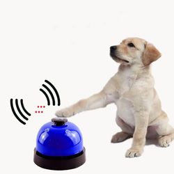 dinner bell pet toy: interactive training for dogs & cats