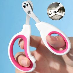 stainless steel pet nail clippers for small cats & dogs: professional grooming tool