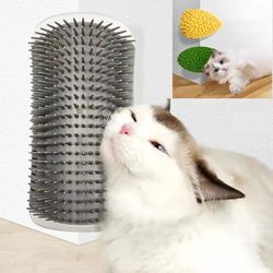 cat scratcher massager: grooming table accessory for dogs & cats