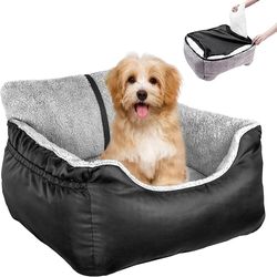 Large Medium Dog Car Seat: Washable Pet Booster & Carrier Bed