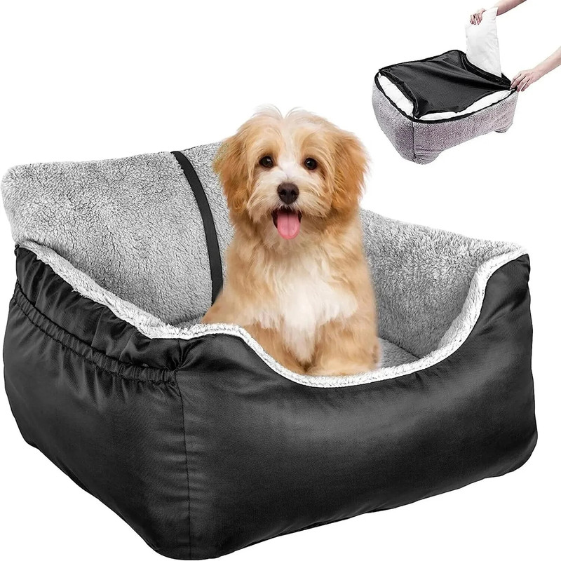 byWyPetCarSeatforLargeMediumDogsWashableDogBoosterPetCarSeatDetachableDogBedjpg