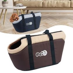 foldable pet carrier: travel shoulder bag for kitten & puppy | portable, breathable outdoor accessories