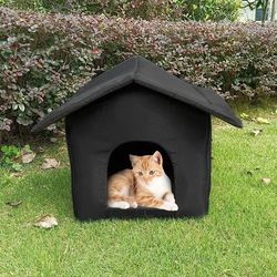 waterproof outdoor pet house: portable cat tent shelter