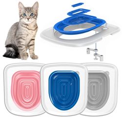 reusable cat toilet training kit: train your cat to use the toilet with ease