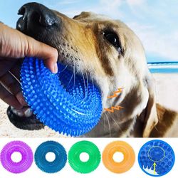 Puppy Sounding Molar Squeaky Toy for Pet Teeth Cleaning - Training Ring