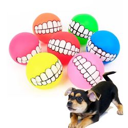 silicone pet toy ball: funny chew treat holder for dogs & cats