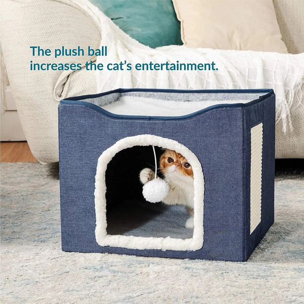 ARylLarge-Cat-Bed-with-Fluffy-Ball-Hanging-and-Scratch-Pad-Double-Layered-Foldable-Cat-Beds-for.jpg