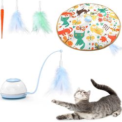 Interactive Cat Toys | Adjustable Ambush Feather | Automatic Kitten Toy