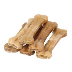 Durable Dog Bones & Chew Toys: Leather Cowhide Molar Teeth Clean Stick