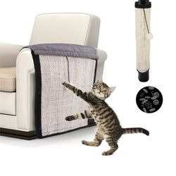 Cat Scratch Couch Mat: Scratcher for Cats Tree, Sofa Protector