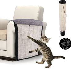 cat scratch couch mat: scratcher for cats tree, sofa protector