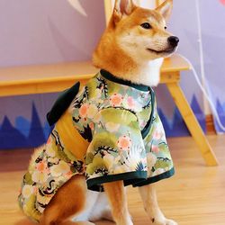 Japanese Dog Kimono: Summer Pet Clothes for French Bulldog, Corgi, Chihuahua, Shiba Inu & More