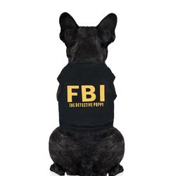 Summer FBI Camo Dog Vest | Breathable Cotton