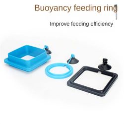 aquarium feeding ring: fish tank floating food tray feeder accessory