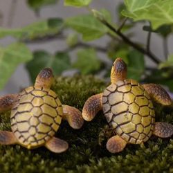 Mini Sea Turtle Model Resin Ornaments for Aquarium Fish Tank Decoration