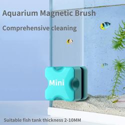 Mini Magnetic Fish Tank Brushes for Clean Glass Windows