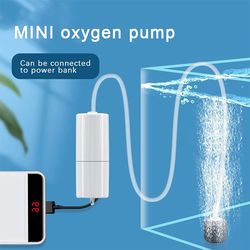 Portable USB Aquarium Aerator | Silent Air Pump for Fish Tank