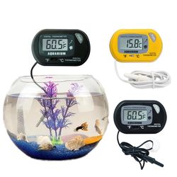 LCD Digital Aquarium Thermometer: Fish Tank Temp Detector & Alarm