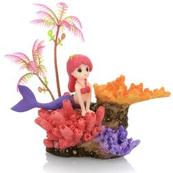 aquarium decoration: coral mermaid resin landscape ornaments