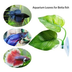 Artificial Aquarium Leaf Plants: Betta Fish Rest & Play Hideout